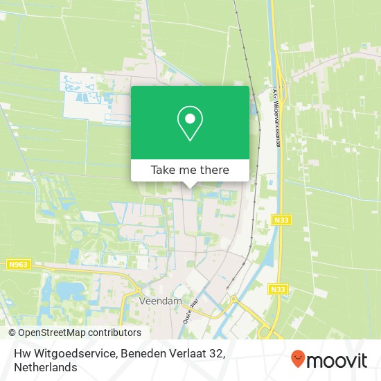 Hw Witgoedservice, Beneden Verlaat 32 map