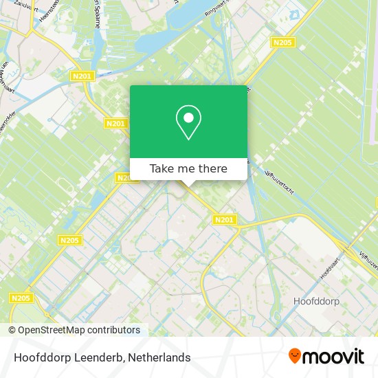 Hoofddorp Leenderb map