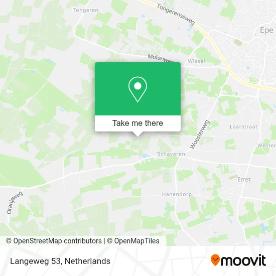 Langeweg 53, 8166 GV Emst map