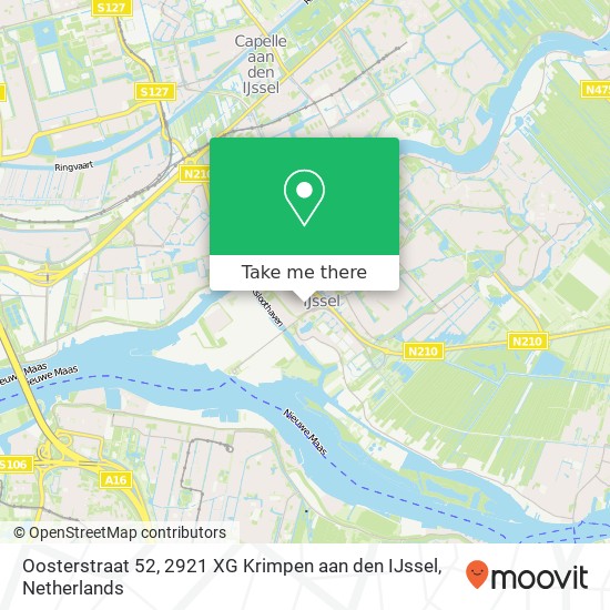 Oosterstraat 52, 2921 XG Krimpen aan den IJssel map