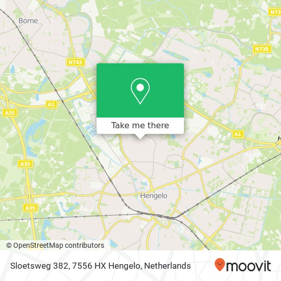 Sloetsweg 382, 7556 HX Hengelo map