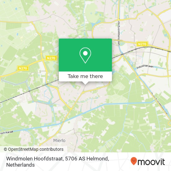 Windmolen Hoofdstraat, 5706 AS Helmond Karte