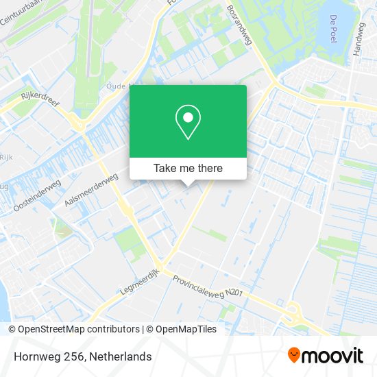 Hornweg 256 map