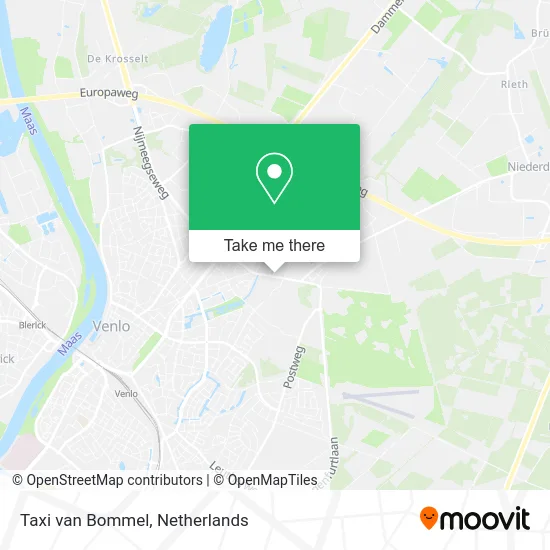 Taxi van Bommel map