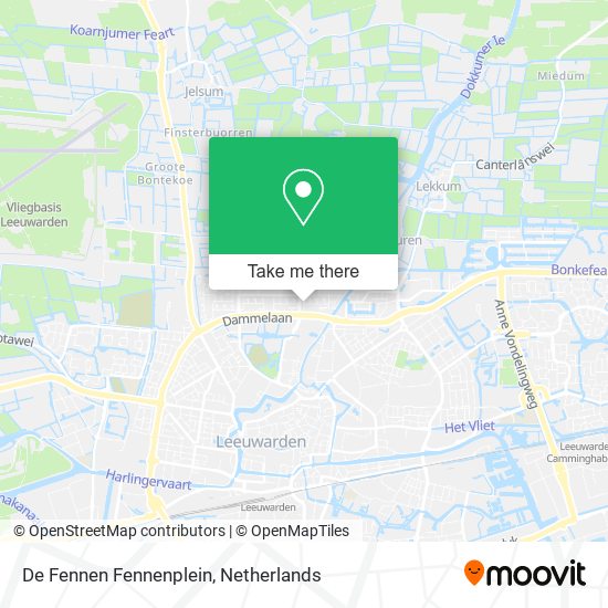 De Fennen Fennenplein map