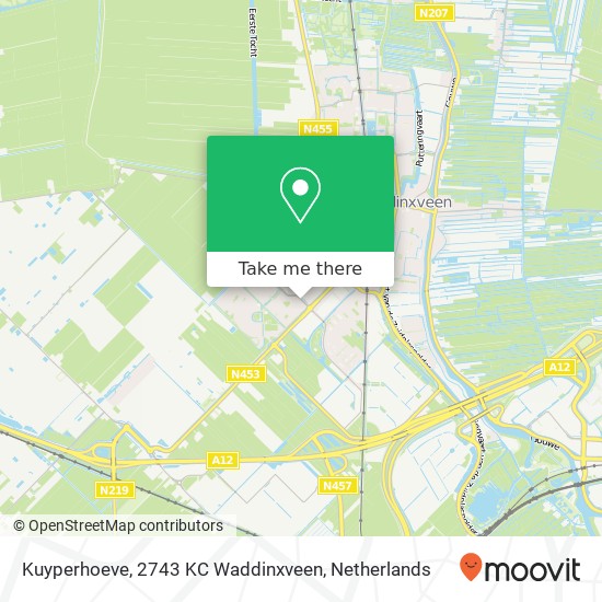 Kuyperhoeve, 2743 KC Waddinxveen map