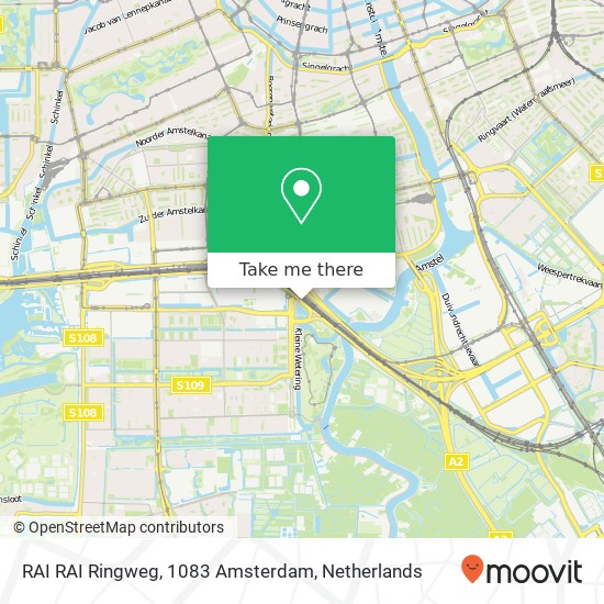 RAI RAI Ringweg, 1083 Amsterdam map