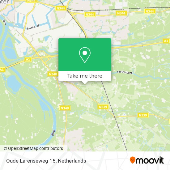 Oude Larenseweg 15 map