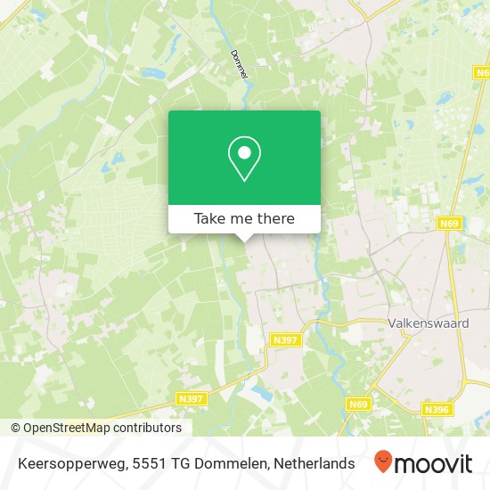 Keersopperweg, 5551 TG Dommelen map