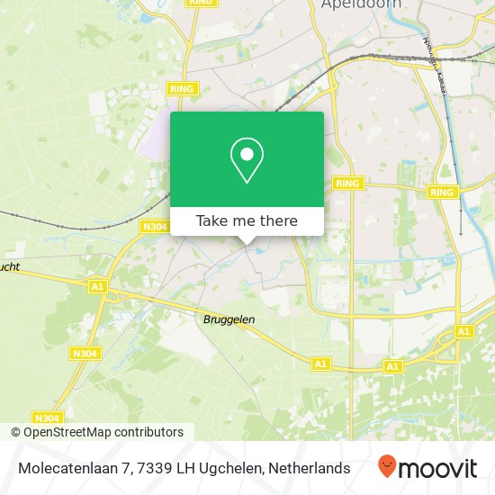 Molecatenlaan 7, 7339 LH Ugchelen map