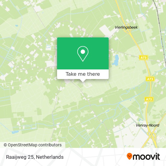 Raaijweg 25 map