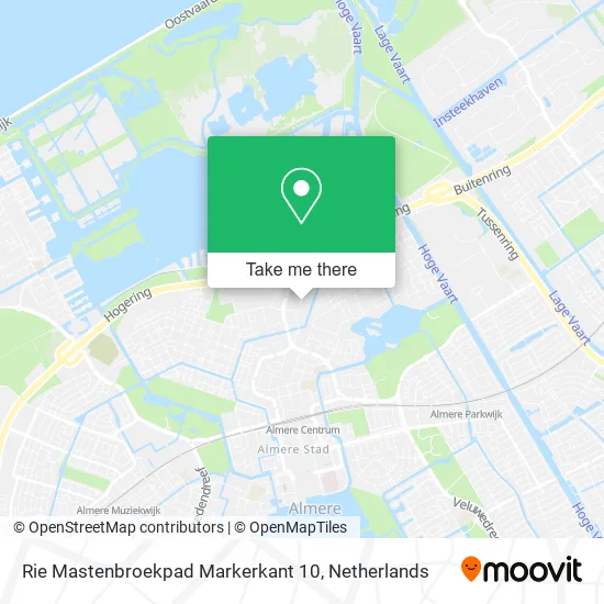 Rie Mastenbroekpad Markerkant 10 map