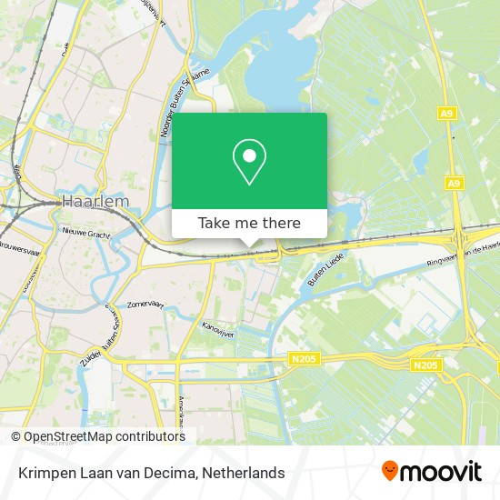 Krimpen Laan van Decima map