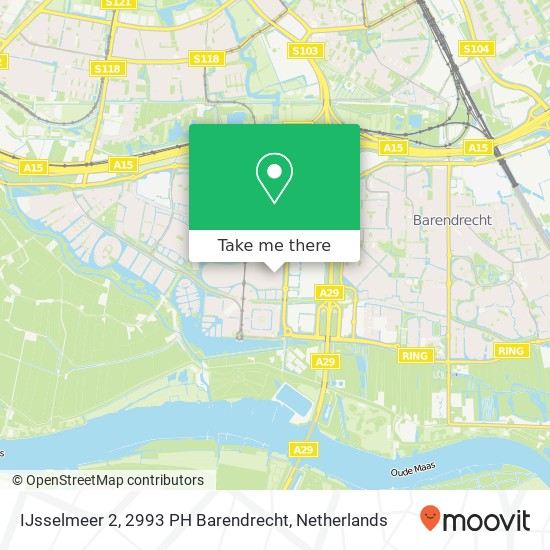 IJsselmeer 2, 2993 PH Barendrecht map