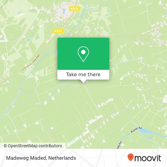 Madeweg Maded, 7975 Uffelte map