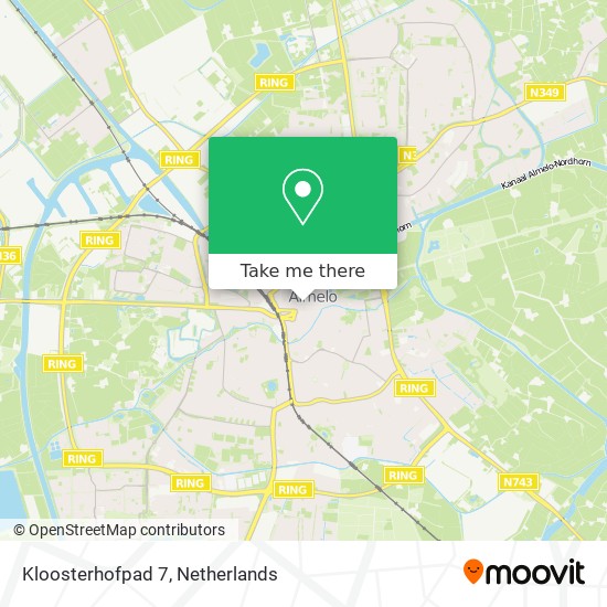 Kloosterhofpad 7 map