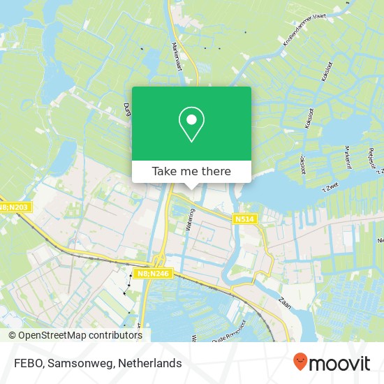 FEBO, Samsonweg map