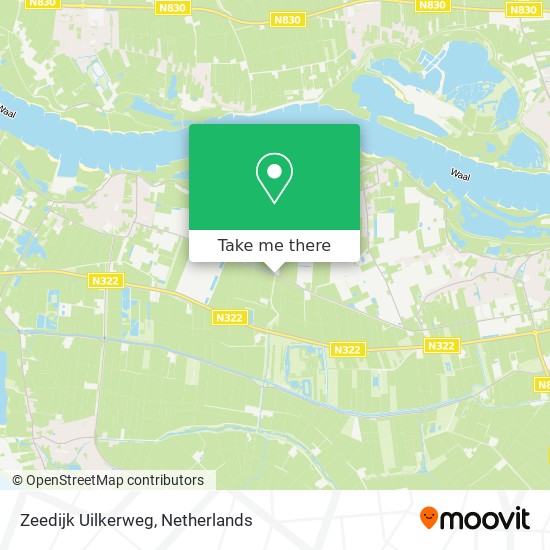 Zeedijk Uilkerweg Karte