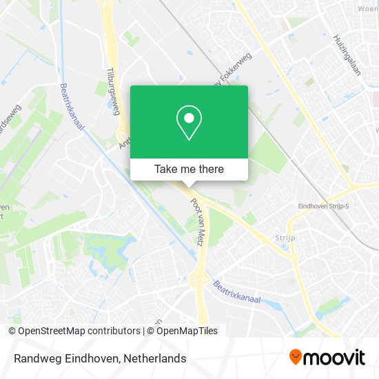 Randweg Eindhoven Karte