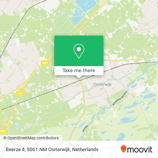 Beerze 4, 5061 NM Oisterwijk Karte