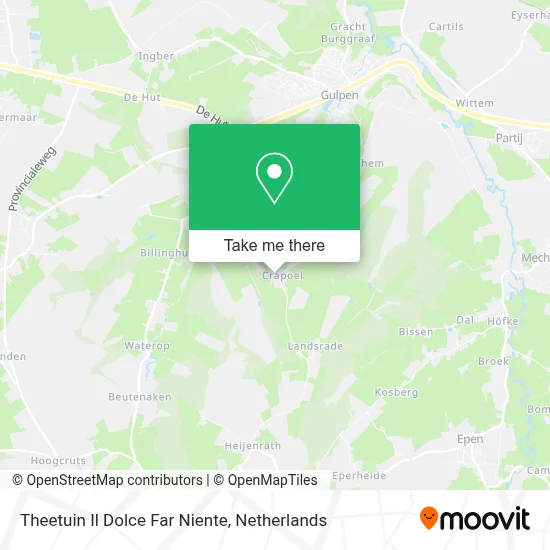 Theetuin Il Dolce Far Niente map