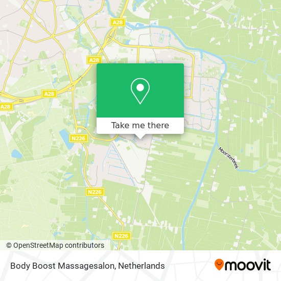 Body Boost Massagesalon map