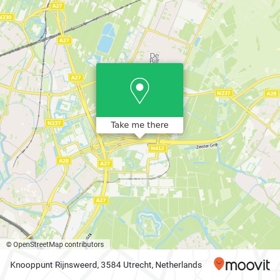 Knooppunt Rijnsweerd, 3584 Utrecht map