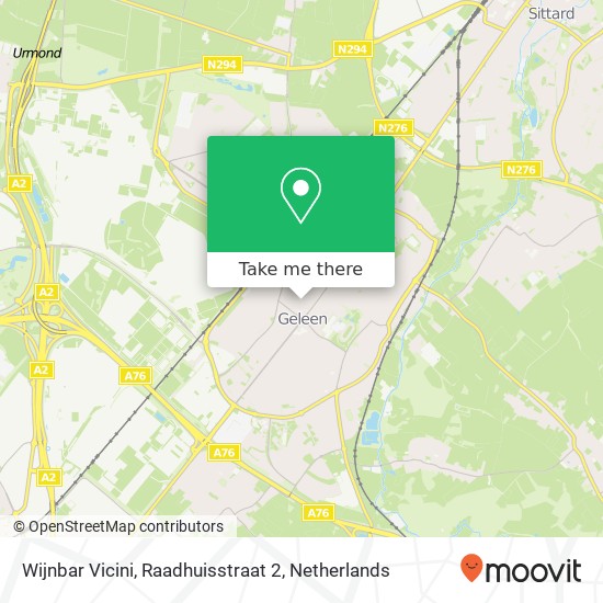 Wijnbar Vicini, Raadhuisstraat 2 map