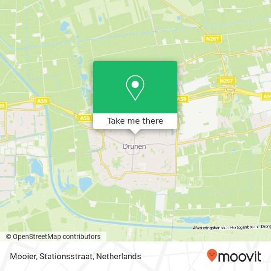 Mooier, Stationsstraat map