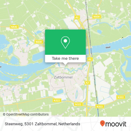 Steenweg, 5301 Zaltbommel map