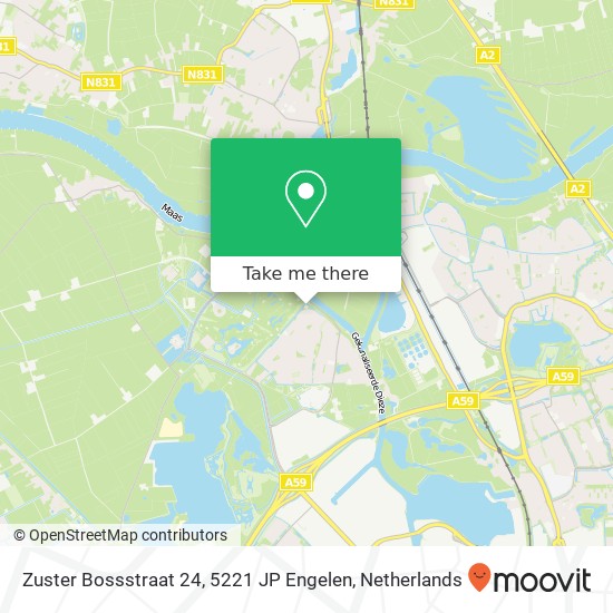 Zuster Bossstraat 24, 5221 JP Engelen map