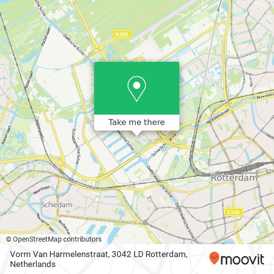 Vorm Van Harmelenstraat, 3042 LD Rotterdam Karte