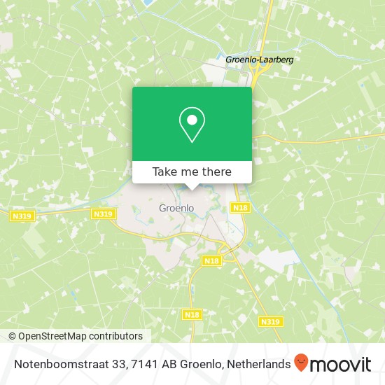 Notenboomstraat 33, 7141 AB Groenlo map