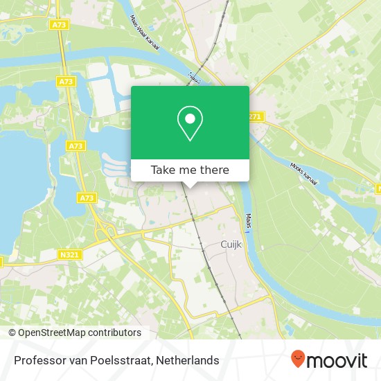 Professor van Poelsstraat map