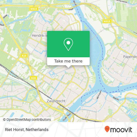 Riet Horst map