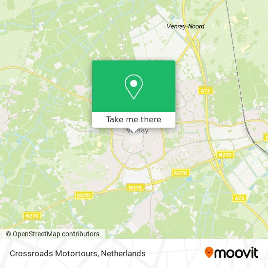 Crossroads Motortours map