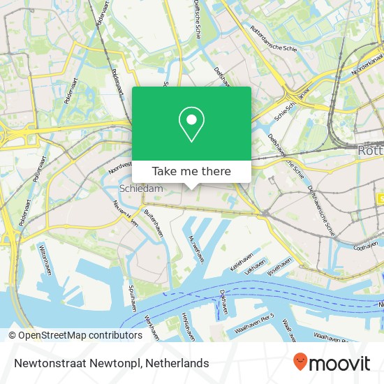 Newtonstraat Newtonpl map