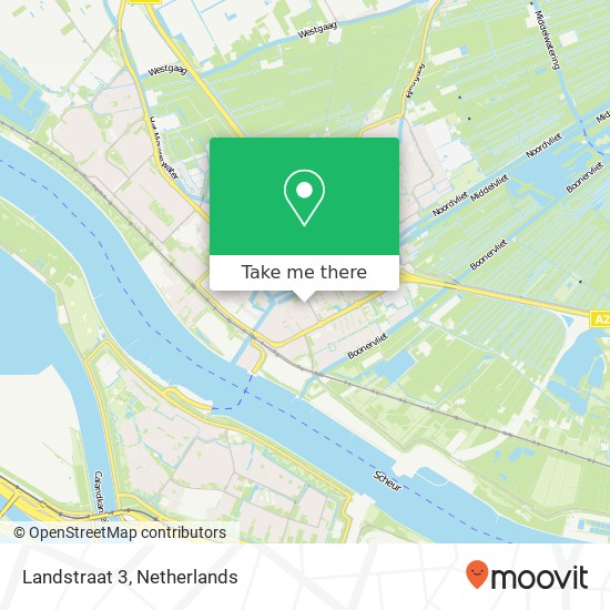 Landstraat 3 map