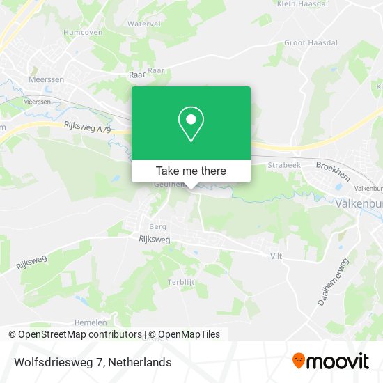 Wolfsdriesweg 7 map