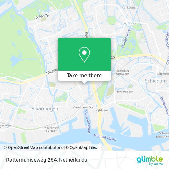 Rotterdamseweg 254 Karte