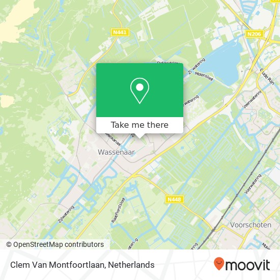 Clem Van Montfoortlaan map