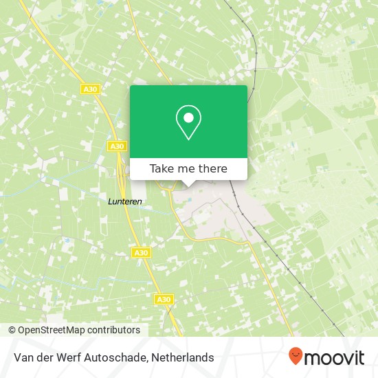 Van der Werf Autoschade map