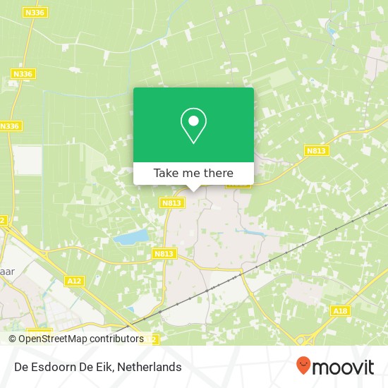 De Esdoorn De Eik map