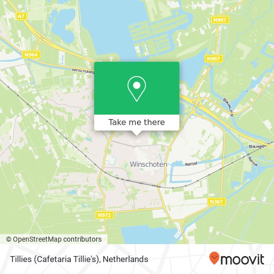 Tillies (Cafetaria Tillie's) map