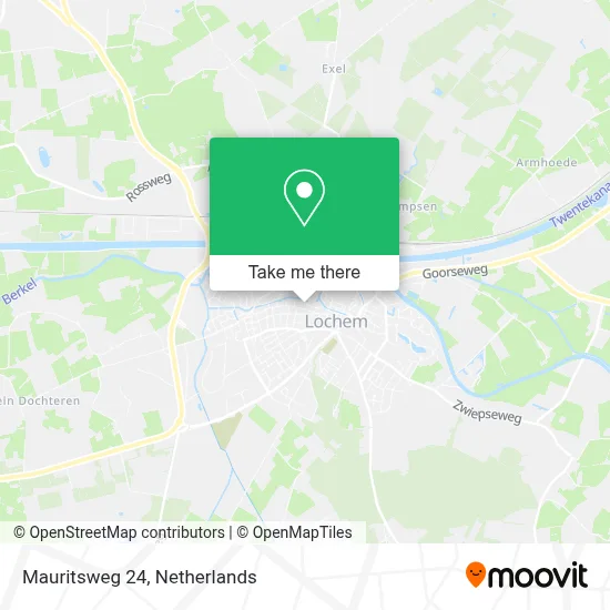 Mauritsweg 24 map