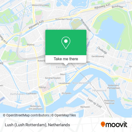 Lush (Lush Rotterdam) map