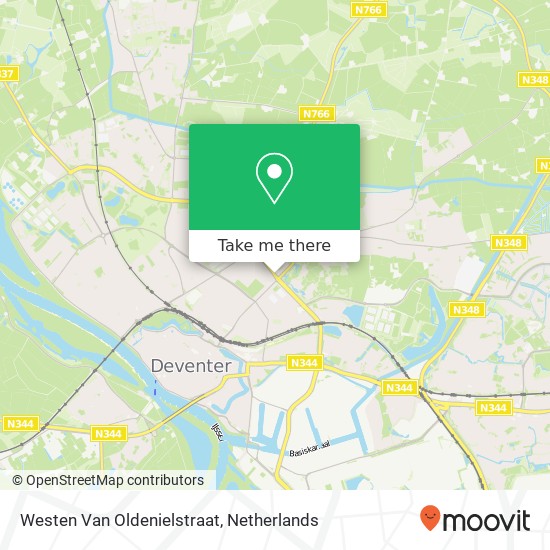 Westen Van Oldenielstraat Karte