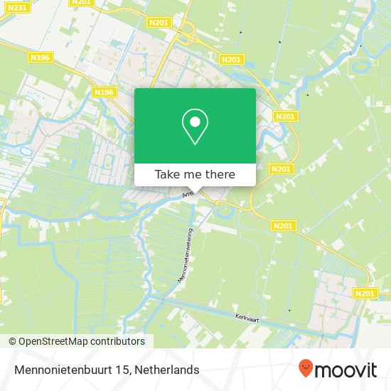 Mennonietenbuurt 15 map