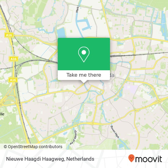 Nieuwe Haagdi Haagweg map