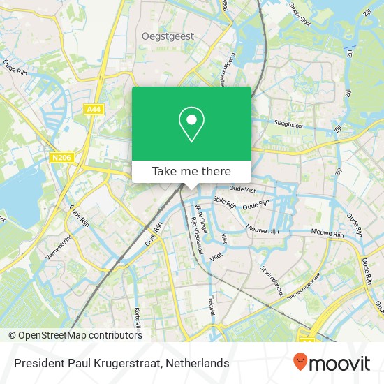 President Paul Krugerstraat map